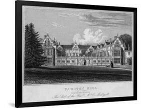 Rushton Hall, Northamptonshire-null-Framed Art Print