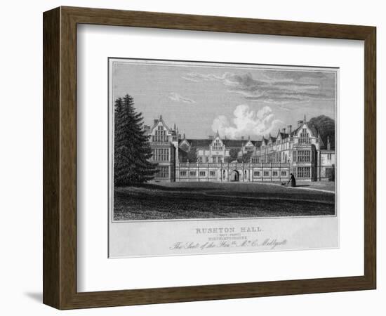 Rushton Hall, Northamptonshire-null-Framed Art Print