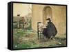 Rusinol and Casas Painting, 1890-Ramon Casas-Framed Stretched Canvas