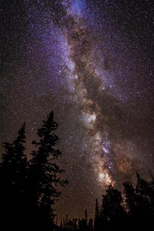 Milky Way over Cedar Breaks National Monument, Utah, USA.