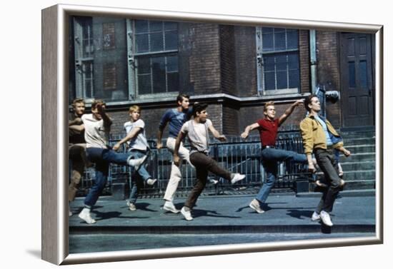 Russ Tamblyn, Tony Mordente. "West Side Story" 1961, Directed by Robert Wise-null-Framed Photographic Print