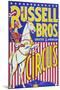 "Russell Bros--Greater American Circus", Circa 1940-null-Mounted Giclee Print