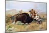 Russell: Buffalo Hunt-Charles Marion Russell-Mounted Giclee Print