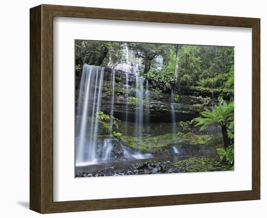 Russell Falls, Mount Field National Park, UNESCO World Heritage Site, Tasmania, Australia, Pacific-Jochen Schlenker-Framed Photographic Print