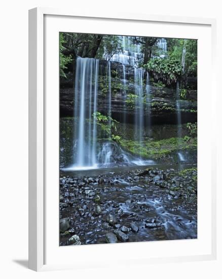 Russell Falls, Mount Field National Park, UNESCO World Heritage Site, Tasmania, Australia, Pacific-Jochen Schlenker-Framed Photographic Print