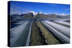 Russell Glacier and Moraines-Paul Souders-Stretched Canvas