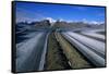 Russell Glacier and Moraines-Paul Souders-Framed Stretched Canvas