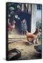 Russell’s chickens-Kevin Dodds-Framed Stretched Canvas