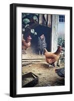 Russell’s chickens-Kevin Dodds-Framed Premium Giclee Print