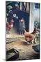 Russell’s chickens-Kevin Dodds-Mounted Premium Giclee Print