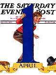 "April Fool's Day," Saturday Evening Post Cover, April 2, 1938-Russell Sambrook-Giclee Print