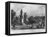 Russell Square and the Statue of the Duke of Bedford, London, 19th Century-Thomas Hosmer Shepherd-Framed Stretched Canvas