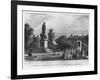 Russell Square and the Statue of the Duke of Bedford, London, 19th Century-Thomas Hosmer Shepherd-Framed Giclee Print