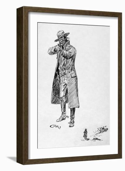 Russell: Stage Robber-Charles Marion Russell-Framed Giclee Print