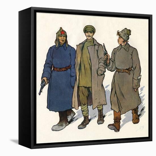 Russia, 1918, Tribunal-null-Framed Stretched Canvas