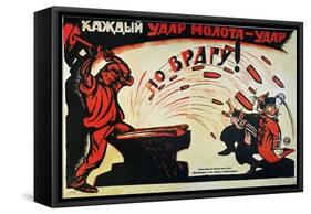 Russia: Anti-Capital, 1920-Viktor Nikolaevich Deni-Framed Stretched Canvas