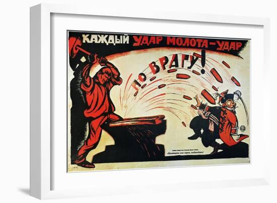 Russia: Anti-Capital, 1920-Viktor Nikolaevich Deni-Framed Giclee Print