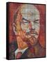 Russia, Black Sea Coast, Sochi, Riviera Park, Revolutionary Mosaic of Vladimir Lenin-Walter Bibikow-Framed Stretched Canvas