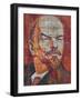 Russia, Black Sea Coast, Sochi, Riviera Park, Revolutionary Mosaic of Vladimir Lenin-Walter Bibikow-Framed Photographic Print