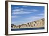 Russia, Chukotka, Provideniya, View of Cliff and Sea-Alida Latham-Framed Photographic Print