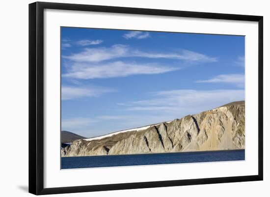 Russia, Chukotka, Provideniya, View of Cliff and Sea-Alida Latham-Framed Photographic Print