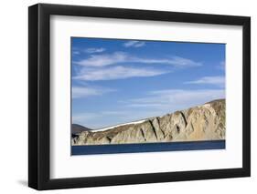 Russia, Chukotka, Provideniya, View of Cliff and Sea-Alida Latham-Framed Photographic Print