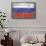 Russia Country Flag - Barnwood Painting-Lantern Press-Framed Stretched Canvas displayed on a wall