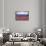 Russia Country Flag - Barnwood Painting-Lantern Press-Framed Stretched Canvas displayed on a wall