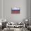 Russia Country Flag - Barnwood Painting-Lantern Press-Stretched Canvas displayed on a wall