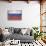 Russia Country Flag - Barnwood Painting-Lantern Press-Stretched Canvas displayed on a wall