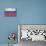 Russia Country Flag - Barnwood Painting-Lantern Press-Art Print displayed on a wall