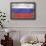 Russia Country Flag - Barnwood Painting-Lantern Press-Framed Art Print displayed on a wall