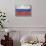 Russia Country Flag - Barnwood Painting-Lantern Press-Stretched Canvas displayed on a wall