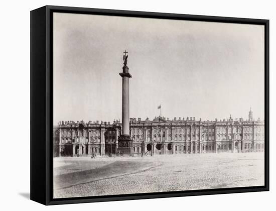 Russia, Façade of the Winter Palace in St. Petersburg-null-Framed Stretched Canvas