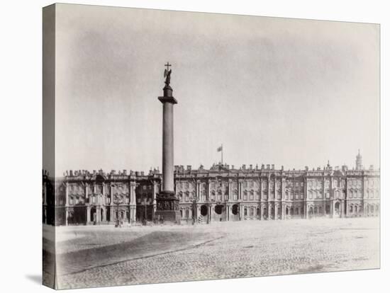 Russia, Façade of the Winter Palace in St. Petersburg-null-Stretched Canvas