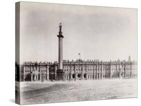 Russia, Façade of the Winter Palace in St. Petersburg-null-Stretched Canvas