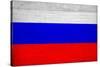 Russia Flag Design with Wood Patterning - Flags of the World Series-Philippe Hugonnard-Stretched Canvas