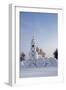 Russia, Golden Ring, Vladimir, Belltower and Assumption Cathedral with Statues-null-Framed Giclee Print