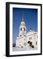 Russia, Golden Ring, Vladimir, Belltower and Assumption Cathedral-null-Framed Giclee Print