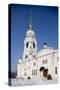 Russia, Golden Ring, Vladimir, Belltower and Assumption Cathedral-null-Stretched Canvas