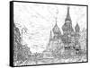 Russia in Black & White I-Melissa Wang-Framed Stretched Canvas