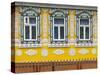 Russia, Ivanovo Oblast, Golden Ring, Plyos, House with Traditional Russian Architecture-Walter Bibikow-Stretched Canvas