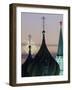 Russia Kremlin Fireworks-Mikhail Metzel-Framed Photographic Print