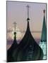 Russia Kremlin Fireworks-Mikhail Metzel-Mounted Photographic Print