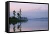 Russia Lake in Ural Mountains Autumn Evening-Andrey Zvoznikov-Framed Stretched Canvas