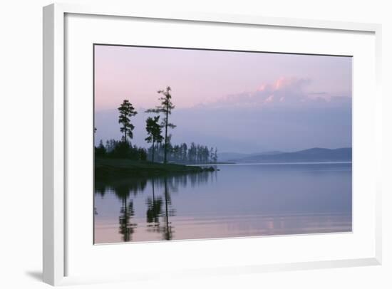 Russia Lake in Ural Mountains Autumn Evening-Andrey Zvoznikov-Framed Photographic Print