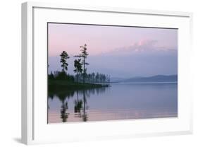 Russia Lake in Ural Mountains Autumn Evening-Andrey Zvoznikov-Framed Photographic Print