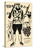 Russia: Mechanic, 1918-Vladimir Mayakovsky-Stretched Canvas