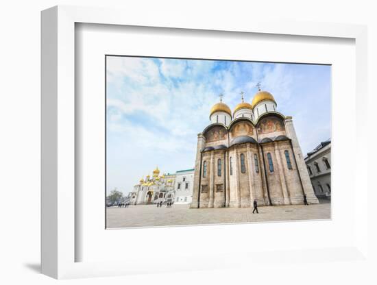 Russia. Moscow. Assumption Cathedral of the Moscow Kremlin - the Orthodox Church, Situated on the C-thipjang-Framed Photographic Print