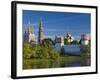 Russia, Moscow, Khamovniki-Area, Novodevichy Monastery-Walter Bibikow-Framed Photographic Print